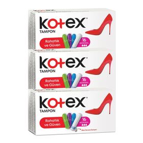 Kotex 3x16'lı Normal Tampon