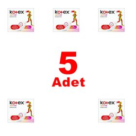 Kotex Active 16'lı 5 Adet Günlük Ped