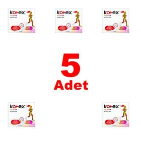 Kotex Active 16'lı 5 Adet Günlük Ped