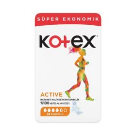 Kotex Active Dörtlü Normal 22x5 110 Adet Ped