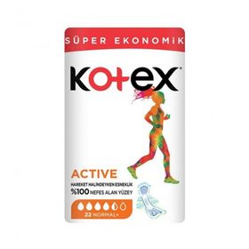 Kotex Active Quadro Normal 22'li Hijyenik Ped