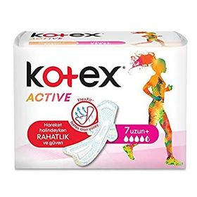 Kotex Active Single Uzun 7'li Uzun Ped