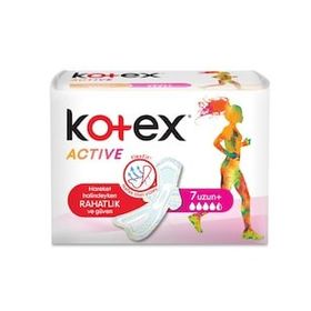 Kotex Active Single Uzun 7'li Uzun Ped
