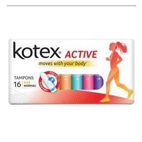 Kotex Active Tampon Normal 16'lı Ped