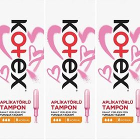 Kotex Aplikatörlü Normal 24'lü Tampon