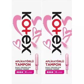 Kotex Aplikatörlü Süper 16'lı Tampon
