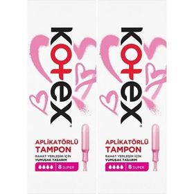 Kotex Aplikatörlü Süper 16'lı Tampon