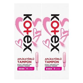 Kotex Aplikatörlü Süper 16'lı Tampon