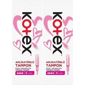 Kotex Aplikatörlü Süper 16'lı Tampon