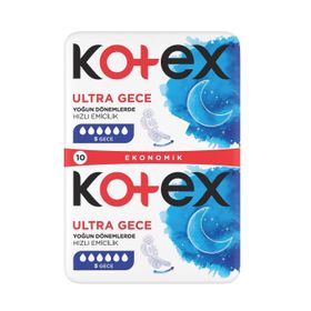 Kotex Double Gece 10'lu Ped