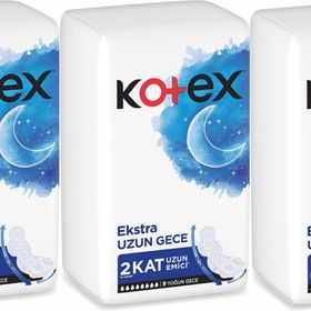 Kotex Ekstra Uzun Gece 27'li Hijyenik Ped