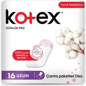 Kotex Fresh Günlük 16 Adet Uzun Ped