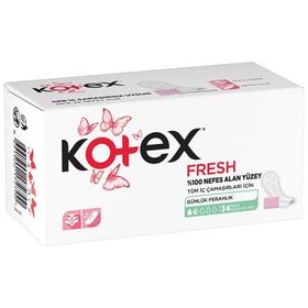Kotex Fresh İnce 34 Adet Günlük Ped