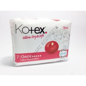 Kotex Gece Ultra Kanatlı 7'li Ped