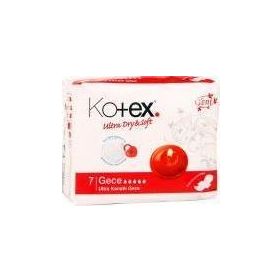 Kotex Gece Ultra Kanatlı 7'li Ped
