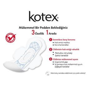 Kotex Gece Ultra Kanatlı 7'li Ped