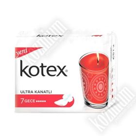Kotex Gece Ultra Kanatlı 7'li Ped