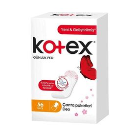 Kotex Günlük Lightdays Parfümlü İnce 56 Adet Ped