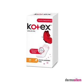 Kotex İnce Active Günlük Parfümsüz 34'lü Hijyenik Ped