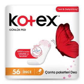 Kotex İnce Günlük 56'lı Ped
