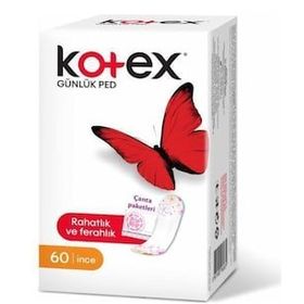 Kotex İnce Günlük 56'lı Ped