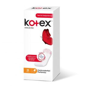 Kotex İnce Parfümsüz 18 Adet Günlük Ped