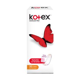 Kotex Lightdays Parfümsüz Günlük 20'li Kadın Pedi