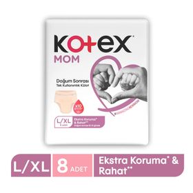 Kotex Mom L/XL 8 Adet Lohusa Külodu