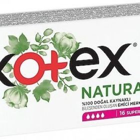 Kotex Natural 16'lı Normal Tampon