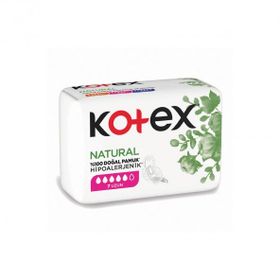 Kotex Natural Doğal Pamuk Uzun 7'li Ped