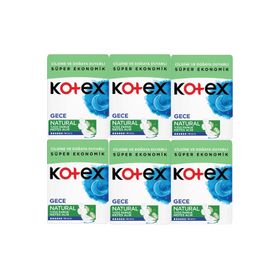 Kotex Natural Gece 14x6 84 Adet Ped