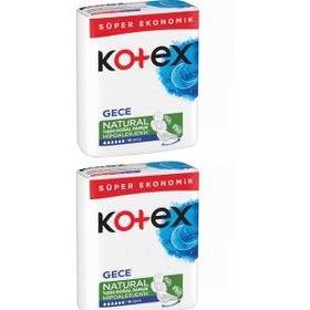 Kotex Natural Gece 16x2 Adet Ped