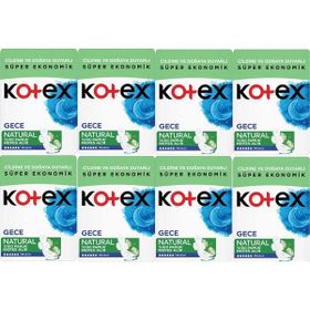 Kotex Natural Gece 8x14 Adet Hijyenik Ped