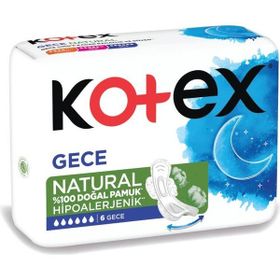 Kotex Natural Hijyenik Ultra Gece 6x2 12'li Ped