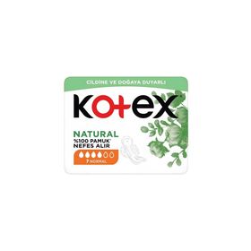 Kotex Natural M Ultra Uzun 7'li Hijyenik Ped