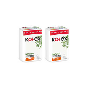 Kotex Natural Quadro 2x24 Normal Ped