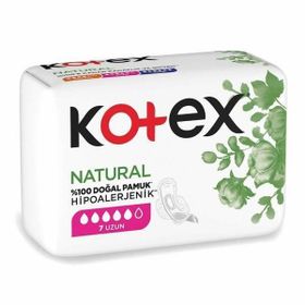 Kotex Natural Single Uzun 7'li Ped