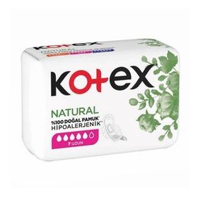 Kotex Natural Single Uzun 7'li Ped