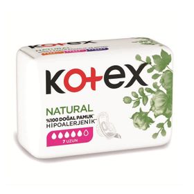 Kotex Natural Single Uzun 7'li Ped