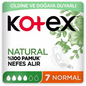 Kotex Natural Ultra Normal 7'li Hijyenik Ped