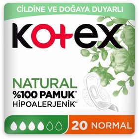 Kotex Natural Ultra Quadro 20'li Normal Hijyenik Ped