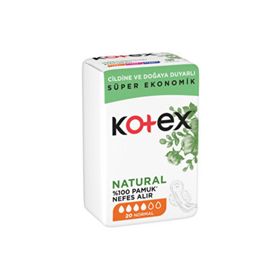 Kotex Natural Ultra Quadro 20'li Normal Hijyenik Ped