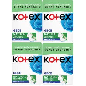Kotex Natural Ultra Quadro Gece 4x14 Adet Hijyenik Ped