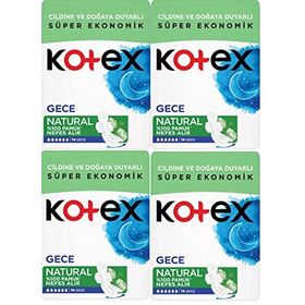 Kotex Natural Ultra Quadro Gece 4x14 Adet Hijyenik Ped