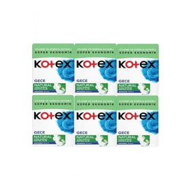 Kotex Natural Ultra Quadro Gece 6x14 Adet Hijyenik Ped
