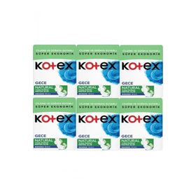 Kotex Natural Ultra Quadro Gece 6x14 Adet Hijyenik Ped