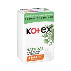 Kotex Natural Ultra Quadro Normal 20 Adet Hijyenik Ped