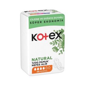 Kotex Natural Ultra Quadro Normal 20 Adet Hijyenik Ped