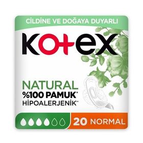 Kotex Natural Ultra Quadro Normal 20 Adet Hijyenik Ped