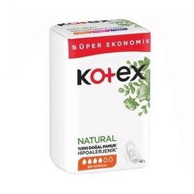 Kotex Natural Ultra Quadro Normal 24'lü Hijyenik Ped